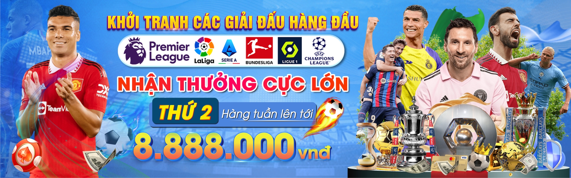 Cá cược thể thao 123B uy tín hấp dẫn 9 Sân chơi cá cược thể thao 123B có nhiều cơ hội nhận thưởng lớn