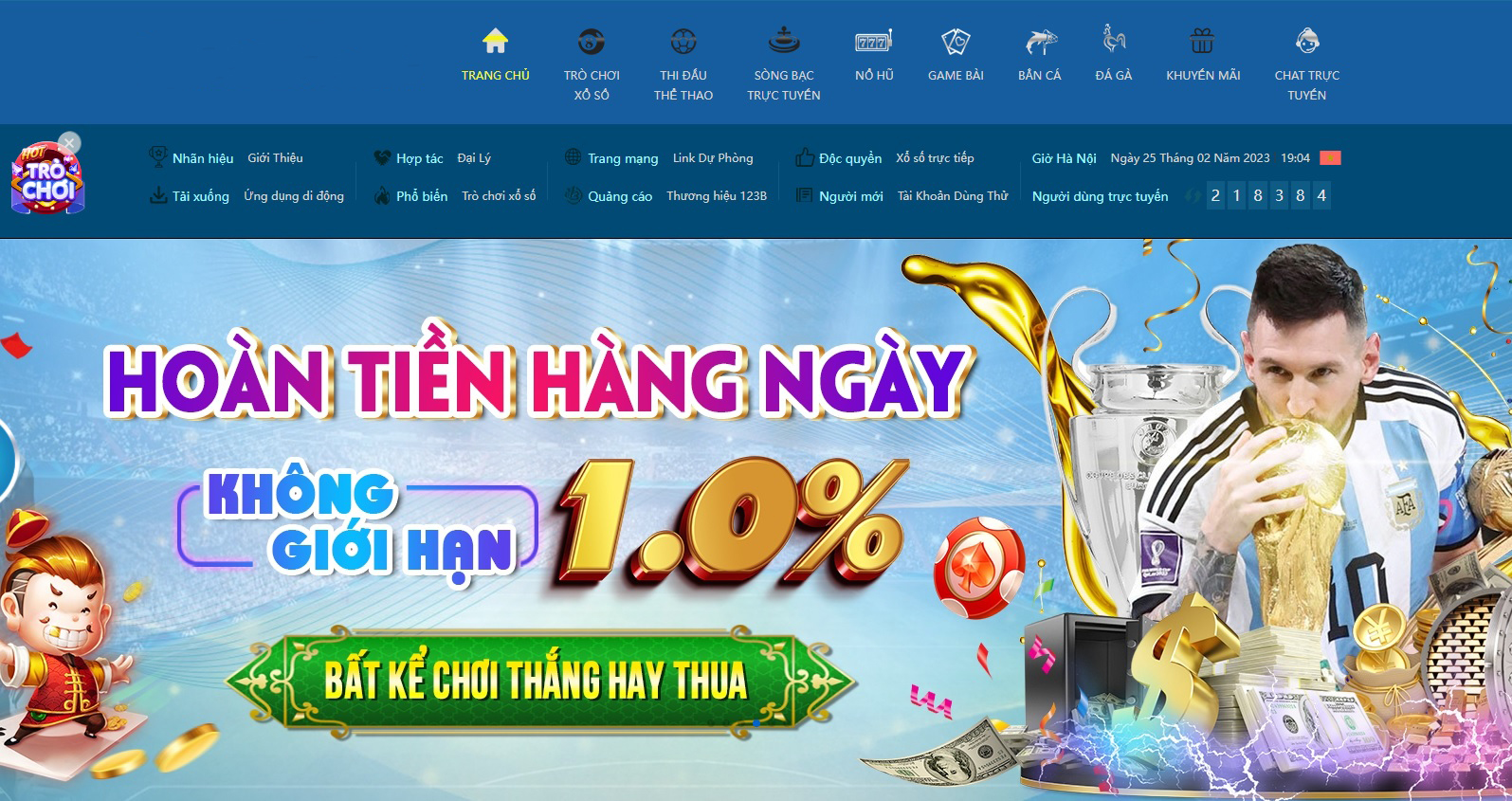 Cá cược thể thao 123B uy tín hấp dẫn 11 Cá cược thể thao 123B triển khai nhiều khuyến mãi lớn