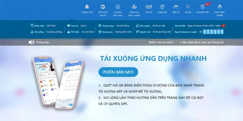 Giới thiệu về app ứng dụng 123B 