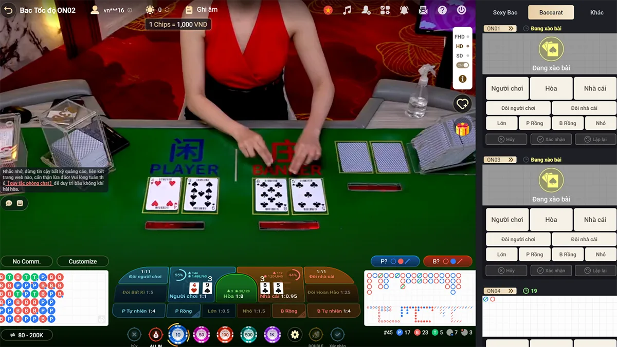 Xóc đĩa 123B - Điểm đến lý tưởng cho những người đam mê trò chơi dân gian 6 baccarat 123b biz 2