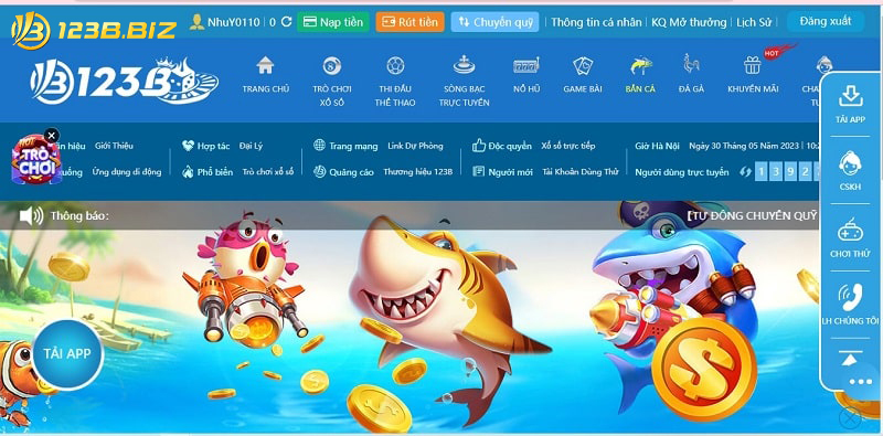 Bắn cá 123b có nhiều phiên bản cho người chơi lựa chọn