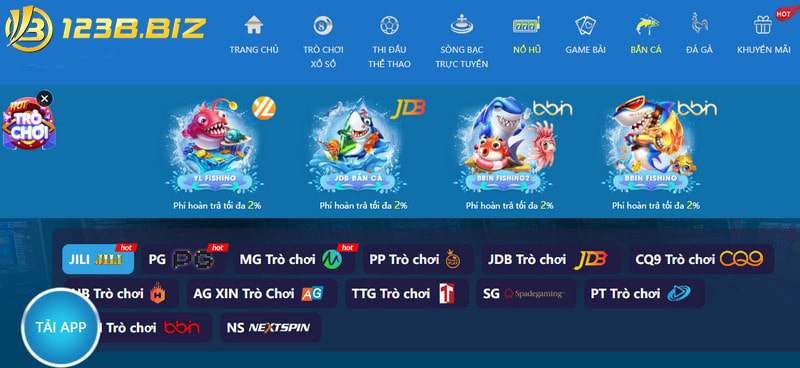 Giải trí và kiếm tiền cực dễ với game bắn cá online 123b 6 Đa dạng game bắn cá online 123b với nhiều ưu đãi hấp dẫn
