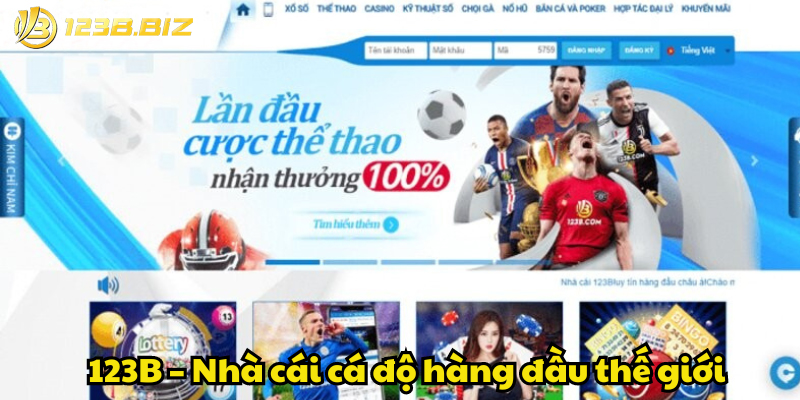 Cá cược bóng đá 123b cung cấp nhiều ưu đãi vô cùng lớn