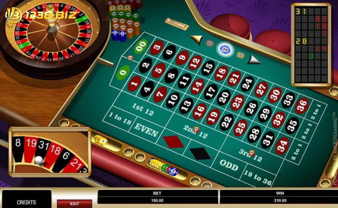 Roulette 123b khó đoán nhưng vẫn rất hấp dẫn người chơi