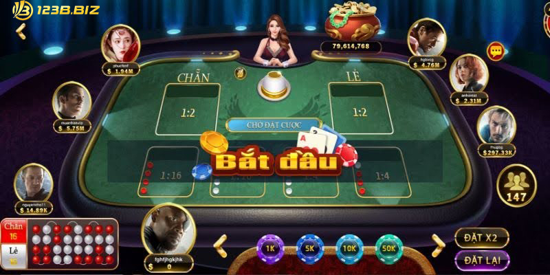 Xóc đĩa 3D 123B sẽ phân định thắng thua theo kết quả 4 viên xúc xắc